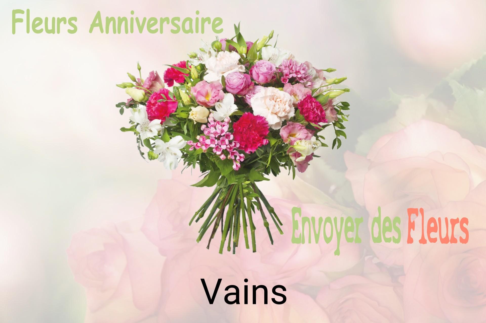 Bouquet de fleurs d’anniversaire livré à Vains